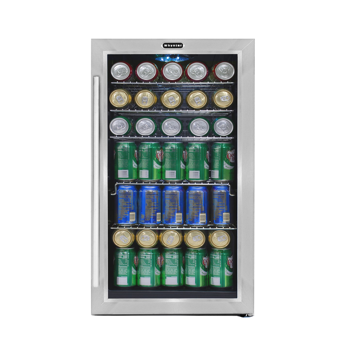 Whynter BR-130SB 17″ 127 Can Freestanding Beverage Refrigerator cooler Stainless Steel