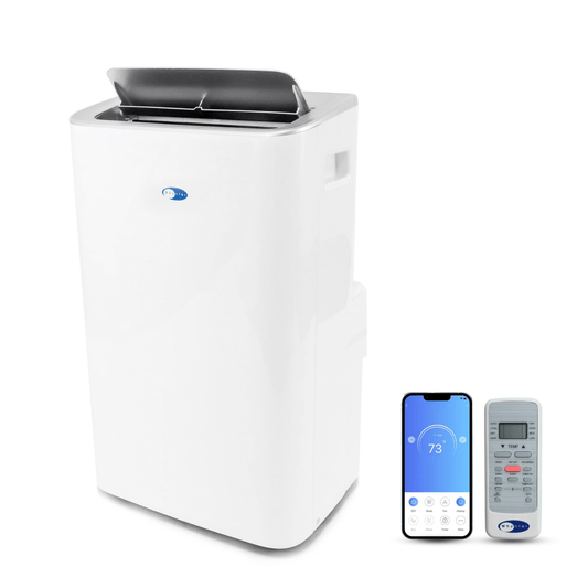 Whynter 12000 BTU (ASHRAE) 8000 BTU (SACC) MultiCool Smart Wi-Fi enabled Portable Air Conditioner with Built-in Dehumidifier