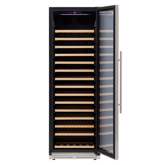 Avanti 165 Bottle Designer Series Single Zone Wine Cooler - front view with door open