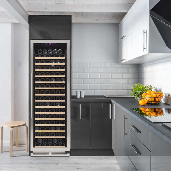 Avanti 165 Bottle Designer Series Single Zone Wine Cooler - front view with background