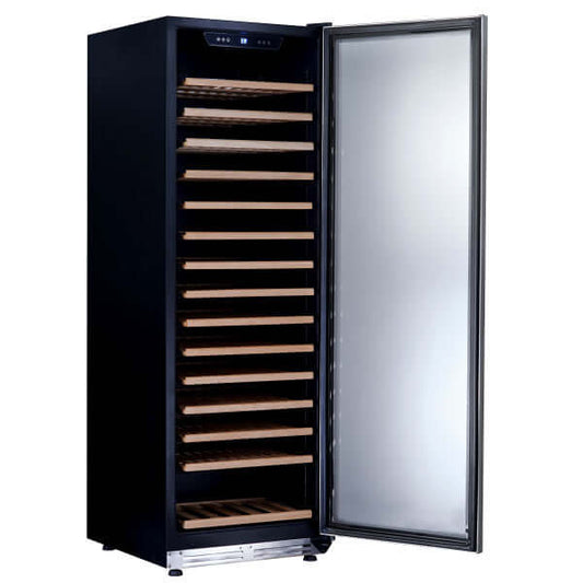 Avanti 165 Bottle Designer Series Wine Cooler - front view with door open