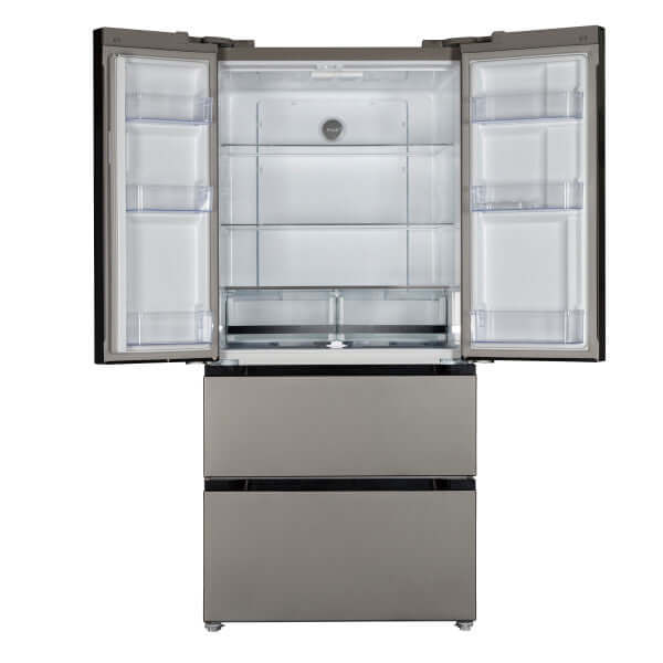 Avanti 18.0 cu. ft. Capacity Frost-Free French Door Refrigerator - front view with door open