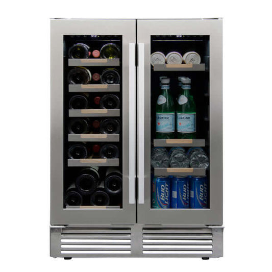 Avanti Elite Series Side by Side Dual Zone Wine & Beverage Cooler
