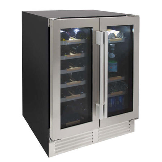 Avanti Elite Series Side by Side Dual Zone Wine & Beverage Cooler