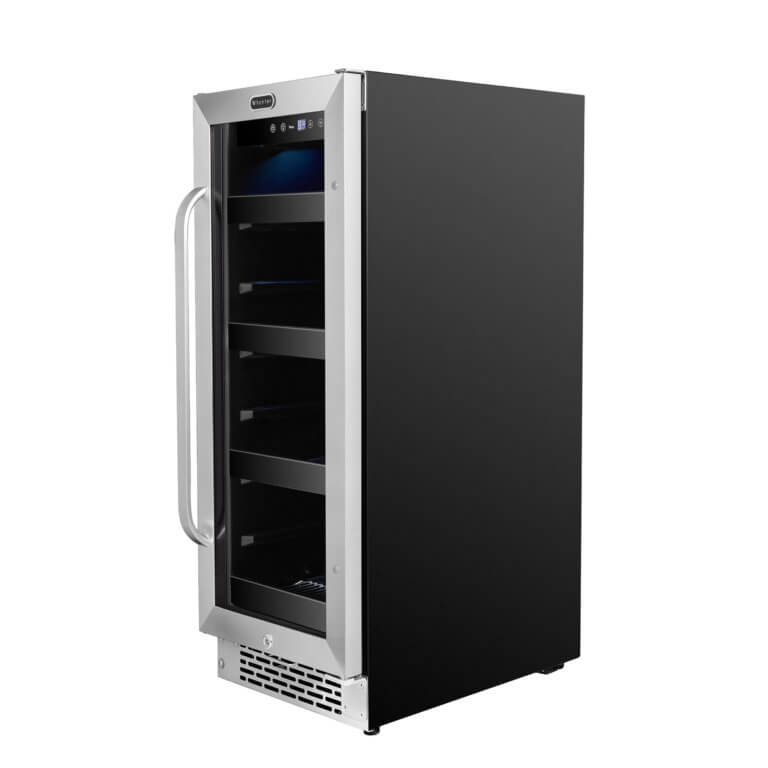 Whynter BBR-638SB 12″ Built-In 75 Can Undercounter Stainless Steel Beverage Refrigerator cooler with Reversible Door, Digital Control, Lock and Carbon Filter