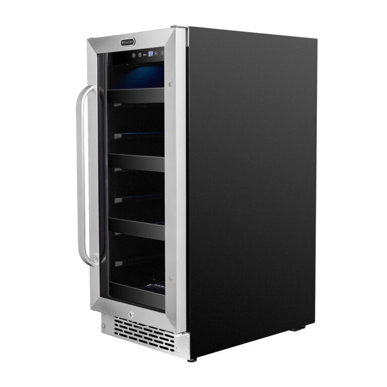 Whynter BBR-838SB 15″ Built-In 112 Can Undercounter Stainless Steel Beverage Refrigerator cooler with Reversible Door, Digital Control, Lock and Carbon Filter