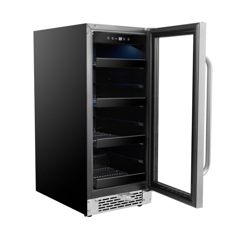 Whynter BBR-838SB 15″ Built-In 112 Can Undercounter Stainless Steel Beverage Refrigerator cooler with Reversible Door, Digital Control, Lock and Carbon Filter
