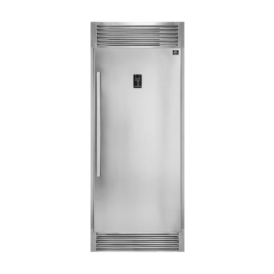FORNO Rizzuto 32″ Right Hand Swing Open 13.8 Cu.Ft. Stainless Steel Dual Zone Refrigerator/Freezer