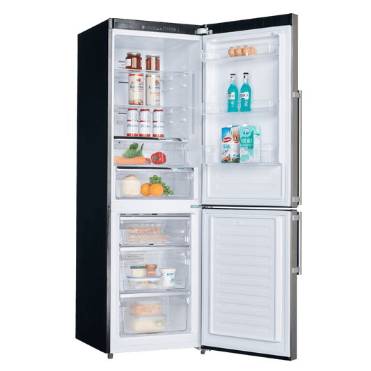 FORNO 24″ Inch W. Bottom Mount Freestanding Refrigerator and Freezer with 11.1 Cubic Ft. Total Capacity (Right Side)