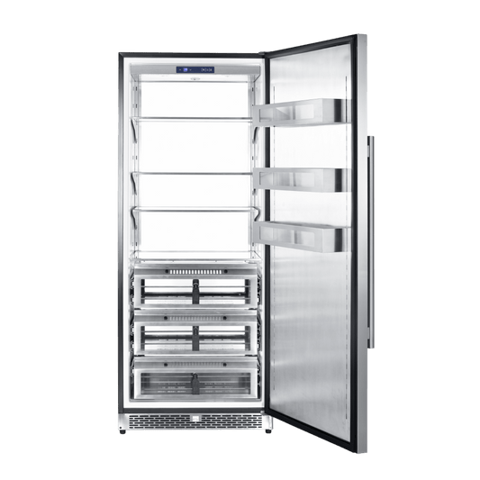 FORNO Cologne – 30″ Freestanding 18.4 Cu.Ft. Stainless Steel Refrigerator
