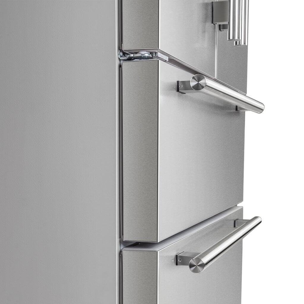 FORNO Moena 36″ French Door 19.2 Cu.Ft. Stainless Steel Refrigerator with Grill Trim