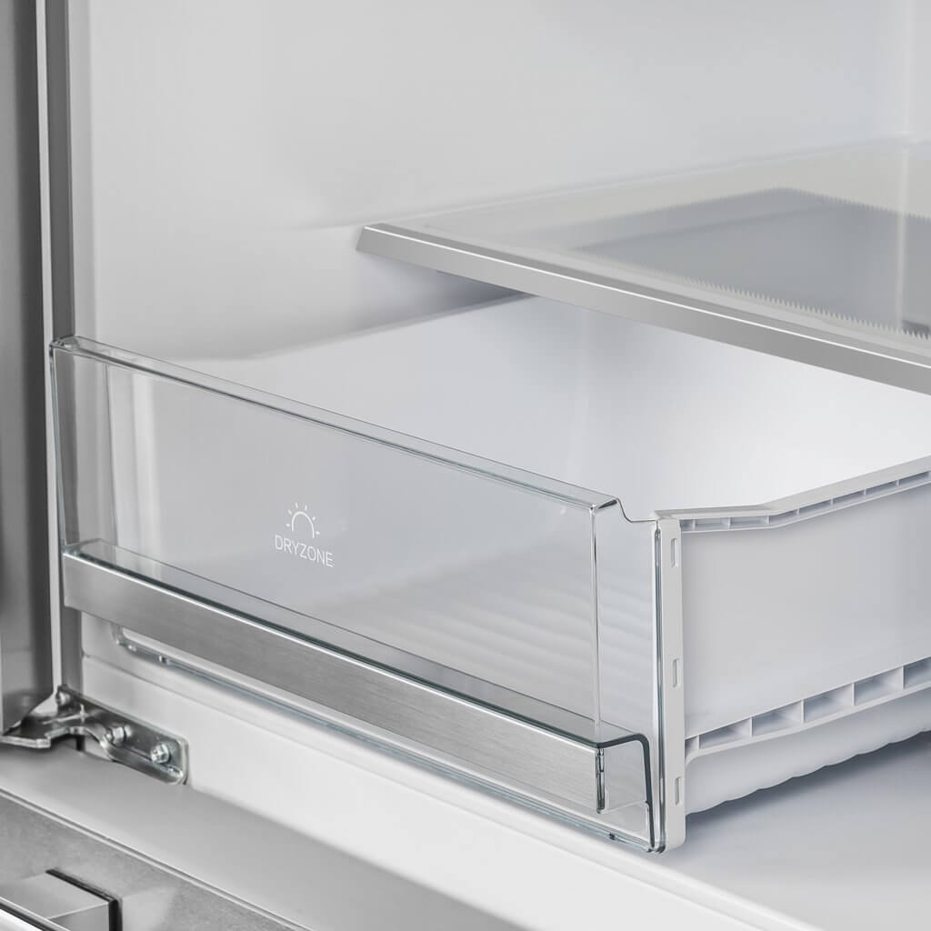 FORNO Moena 36″ French Door 19.2 Cu.Ft. Stainless Steel Refrigerator with Grill Trim