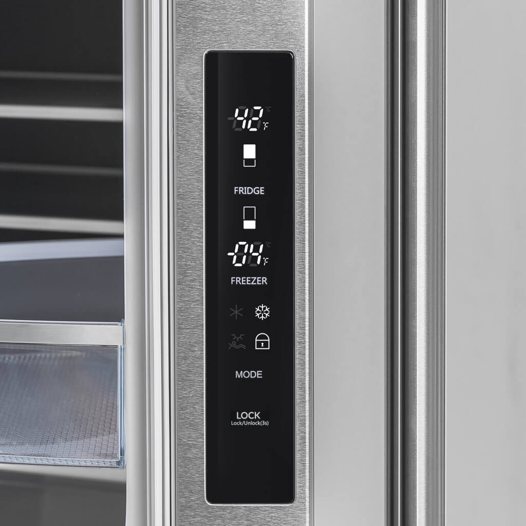 FORNO Alta Moena 36″ French Door 19.2 Cu.Ft. Stainless Steel Refrigerator