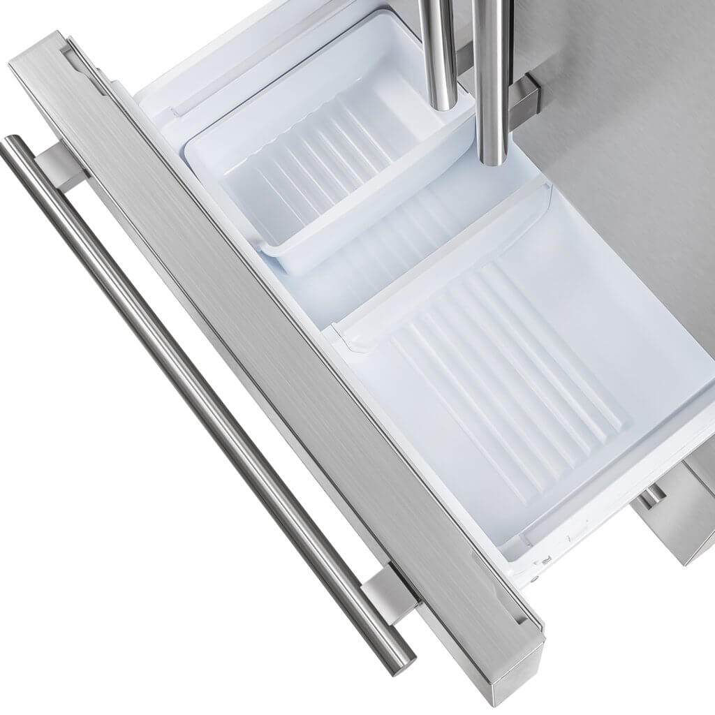 FORNO Alta Moena 36″ French Door 19.2 Cu.Ft. Stainless Steel Refrigerator