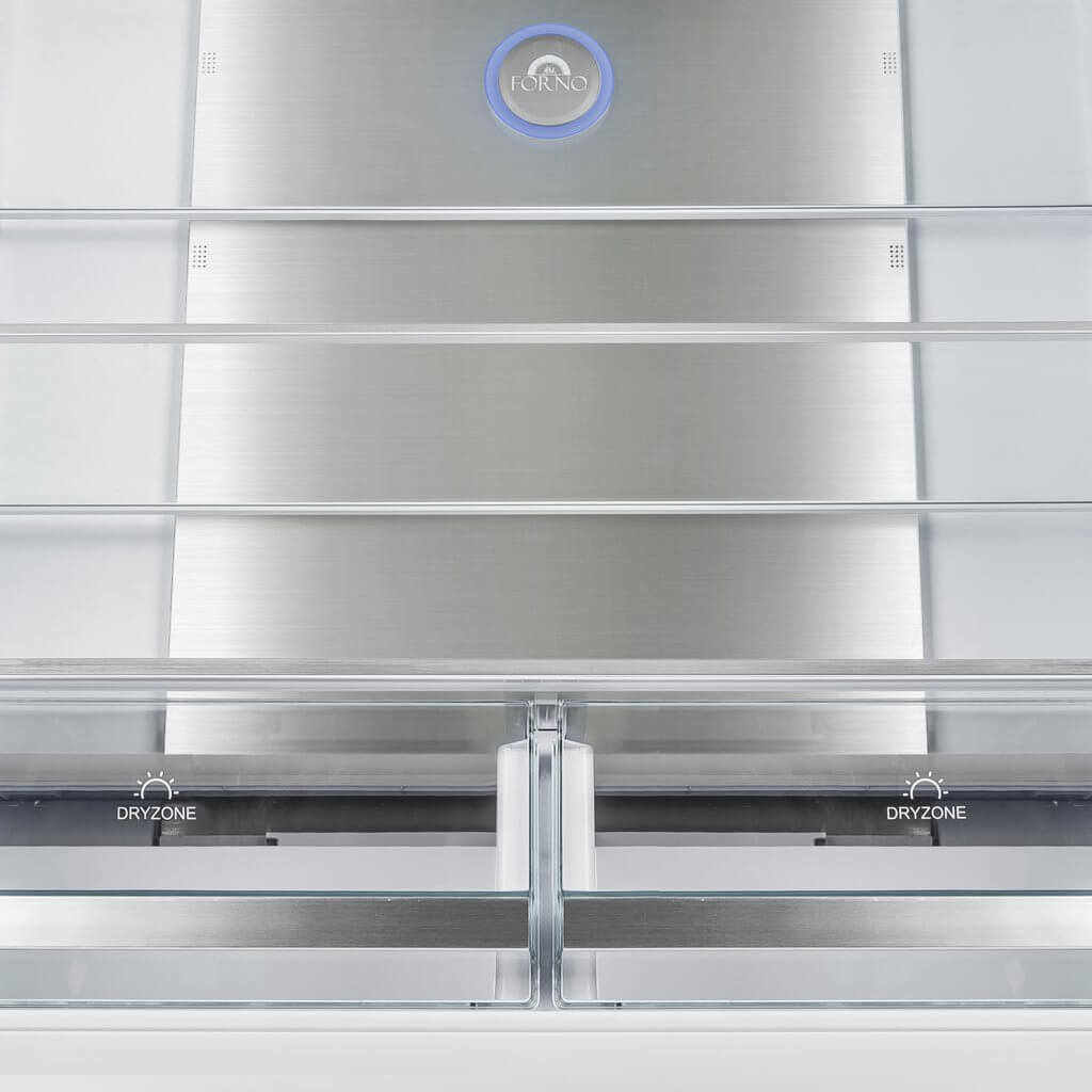 FORNO Alta Moena 36″ French Door 19.2 Cu.Ft. Stainless Steel Refrigerator