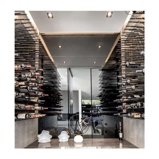 Fusion ST Cork-Out Wine Wall Black Acrylic (4 Foot)