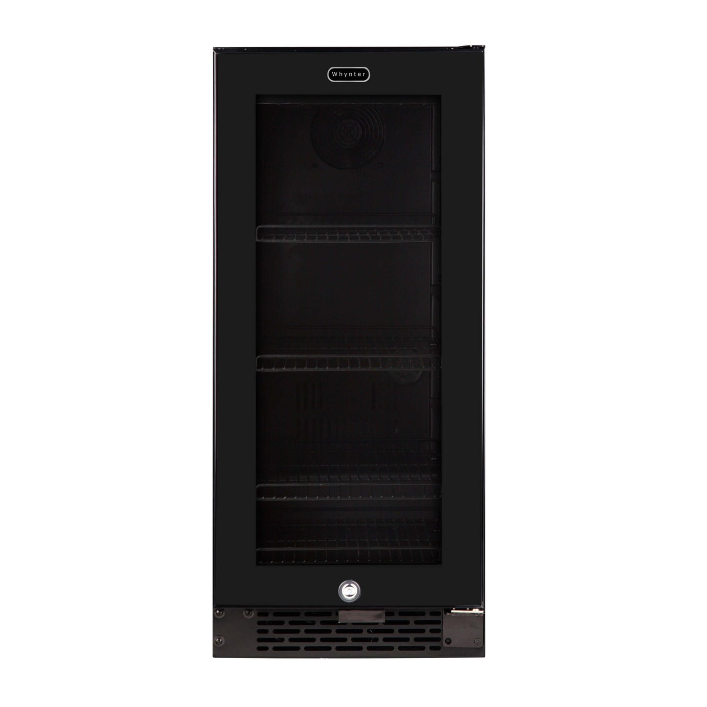 Whynter BBR-801BG 15″ Built-in Black Glass 100-can capacity 3.0 cu ft. Beverage Refrigerator
