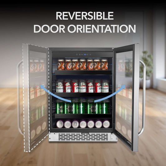 Whynter 24″ Built-In 182 Can Undercounter Beverage Refrigerator
