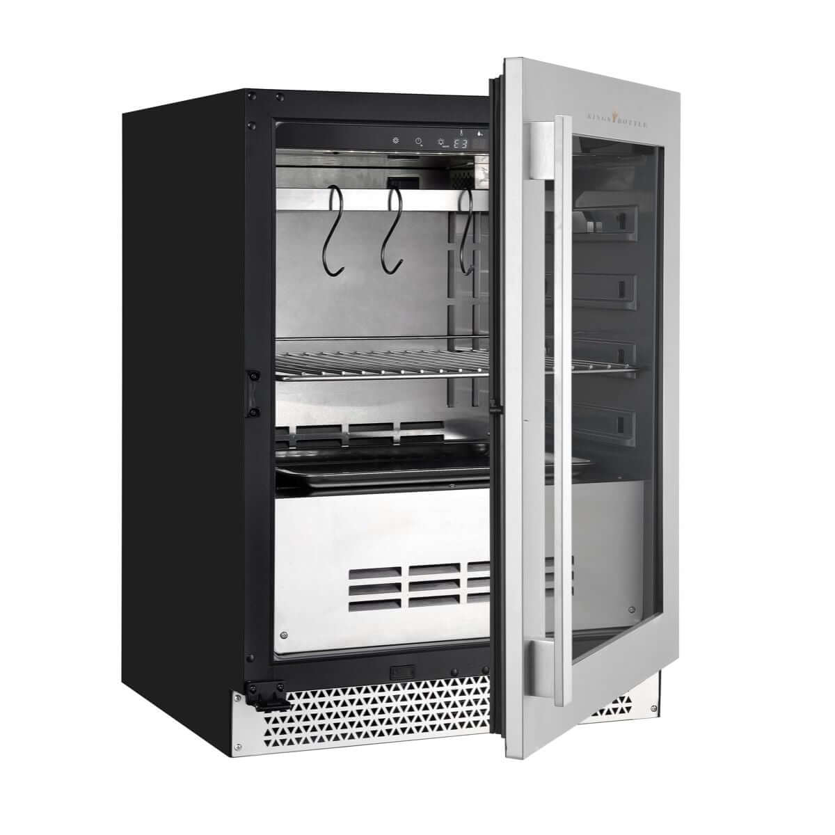 Kings Bottle 24" Single Zone Steak Ager Refrigerator Glass Door