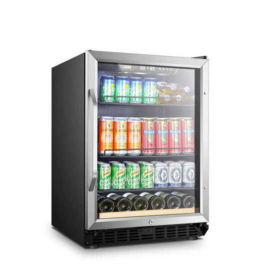 Lanbo 110 Cans 6 Bottles Beverage Cooler