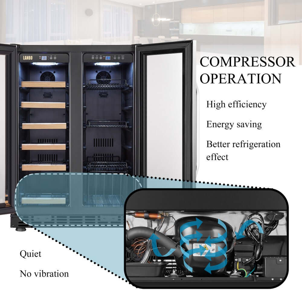 Lanbo 24 Inch Wine And Beverage Cooler