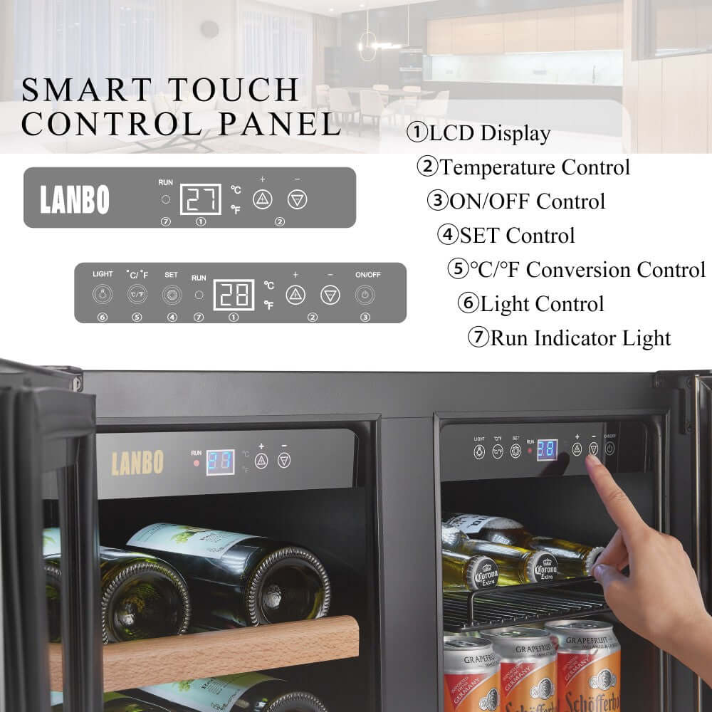 Lanbo 24 Inch Wine And Beverage Cooler