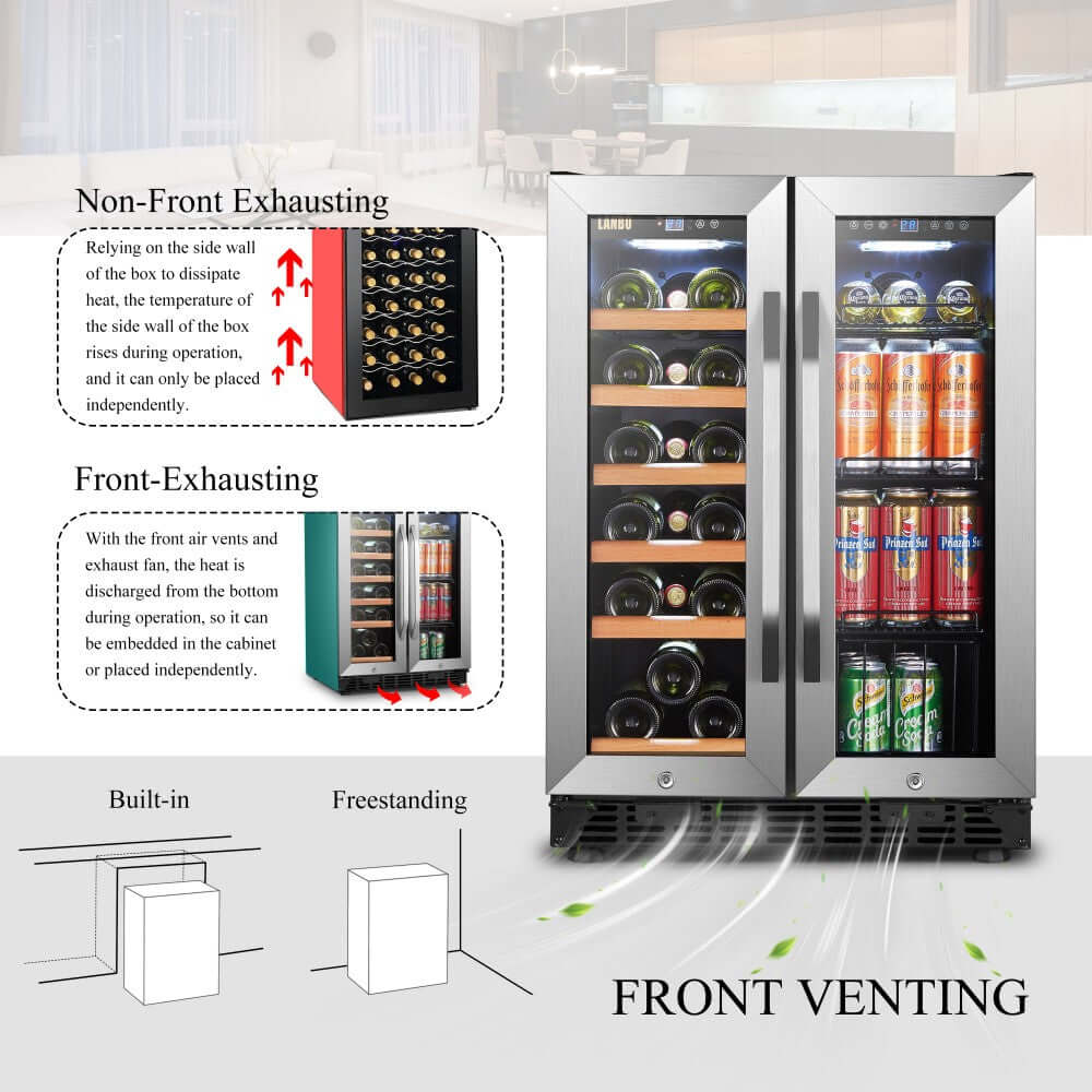 Lanbo 24 Inch Wine And Beverage Cooler
