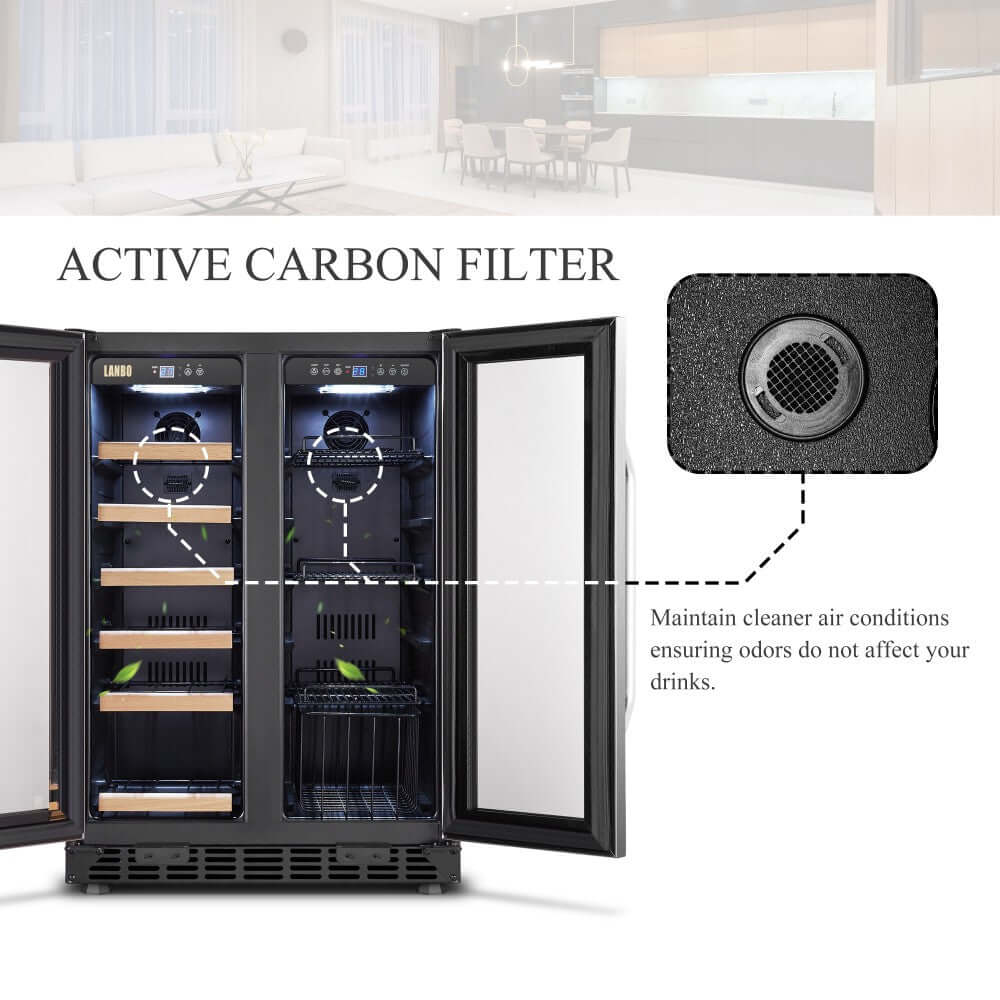 Lanbo 24 Inch Wine And Beverage Cooler