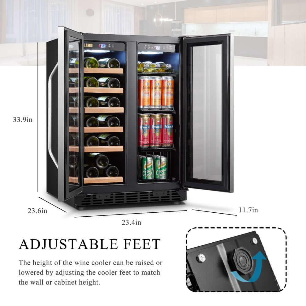 Lanbo 24 Inch Wine And Beverage Cooler