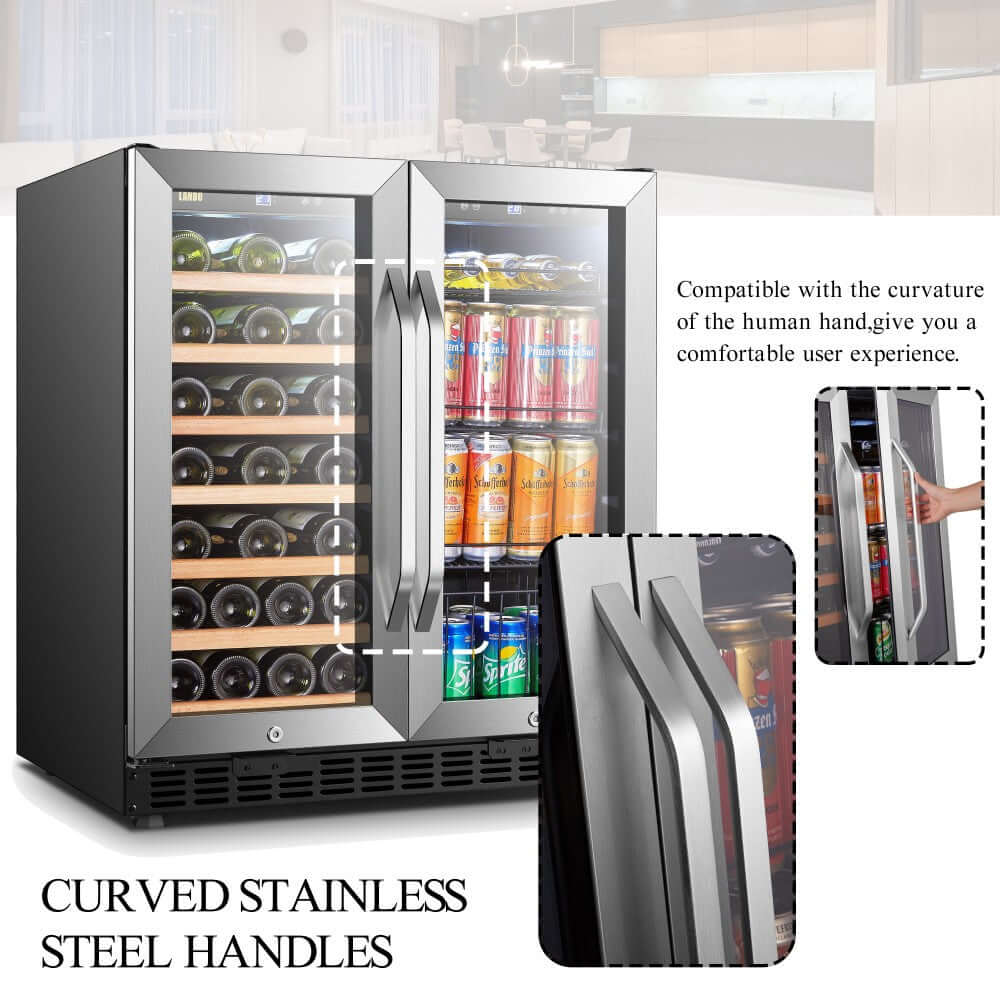 Lanbo 30" Dual Zone Wine And Beverage Cooler
