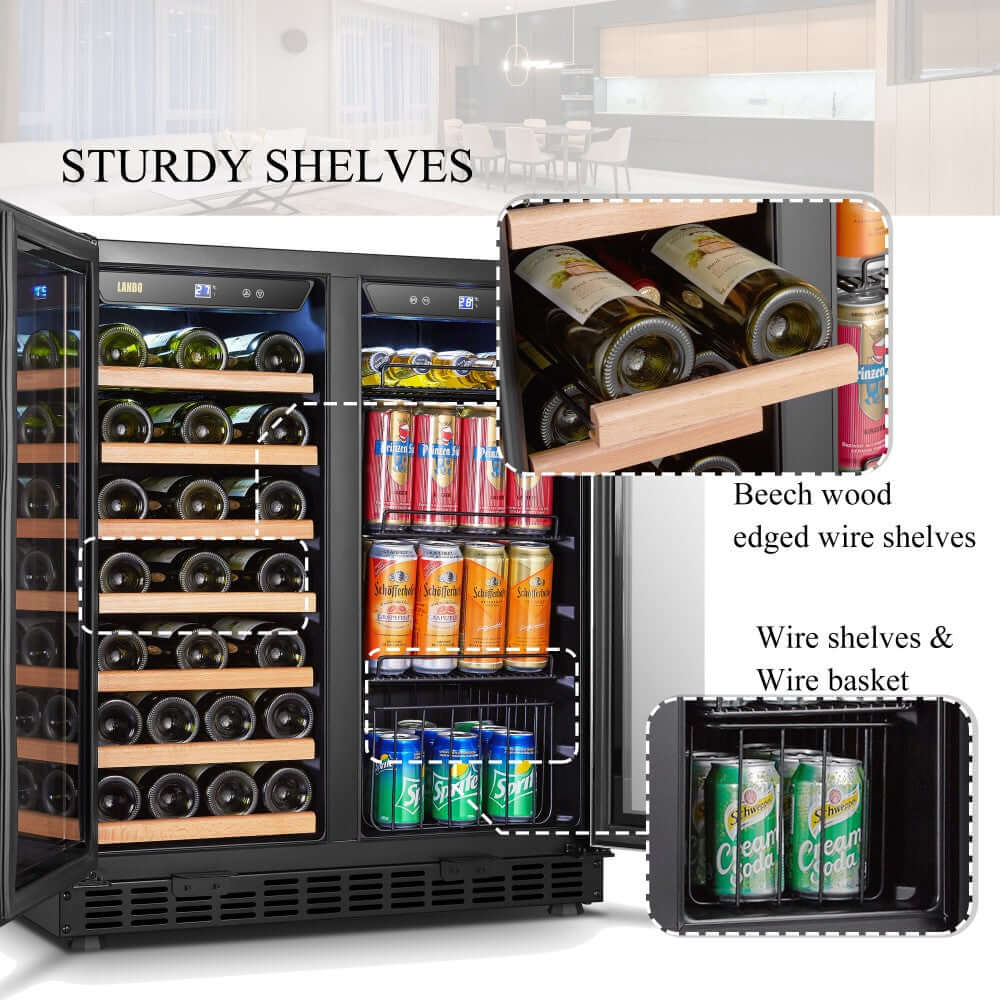 Lanbo 30" Dual Zone Wine And Beverage Cooler
