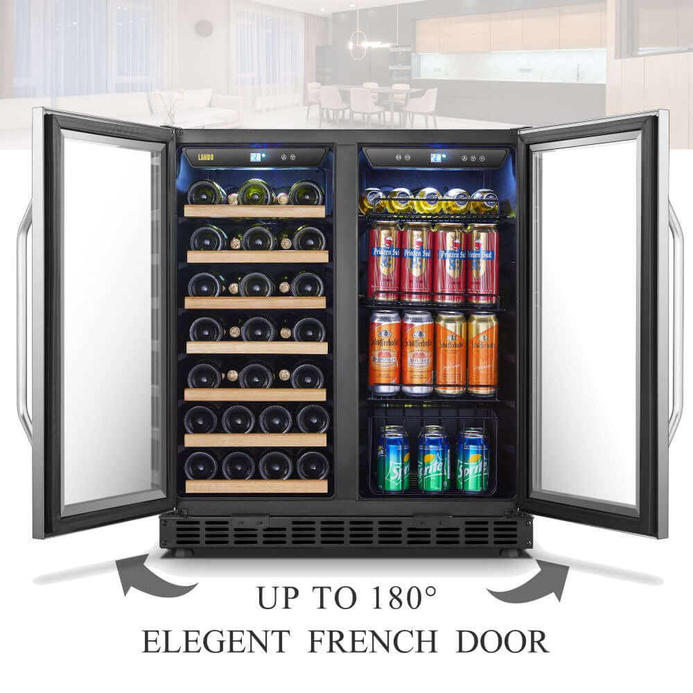 Lanbo 30" Dual Zone Wine And Beverage Cooler