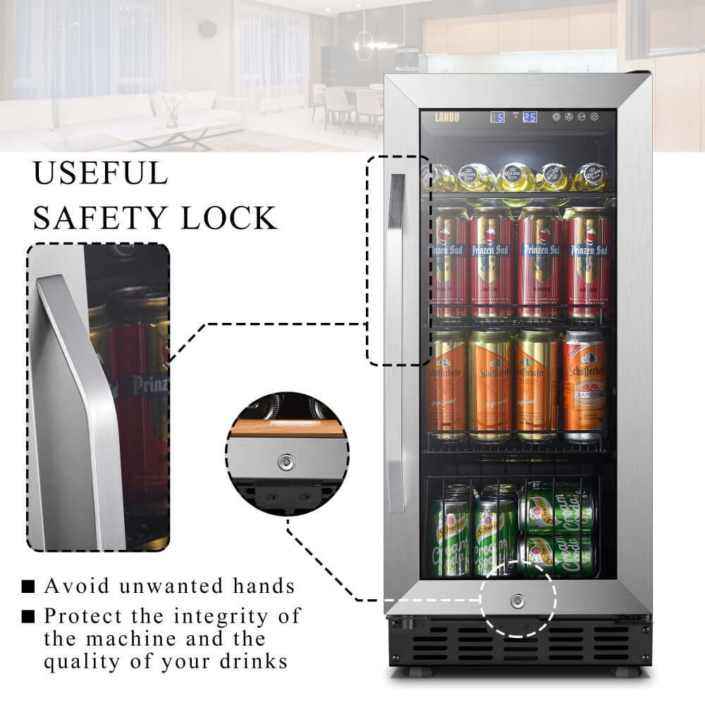 Lanbo 70 Cans Beverage Refrigerator
