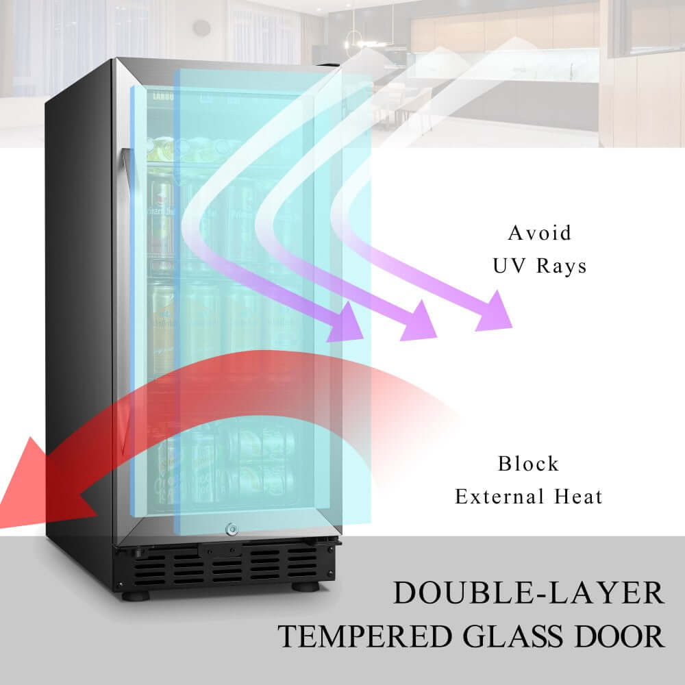 Lanbo 70 Cans Beverage Refrigerator