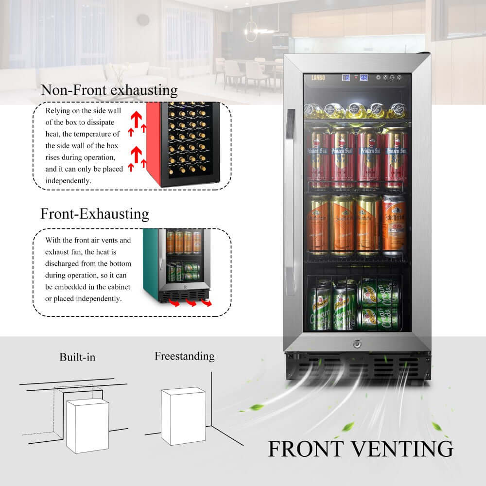 Lanbo 70 Cans Beverage Refrigerator