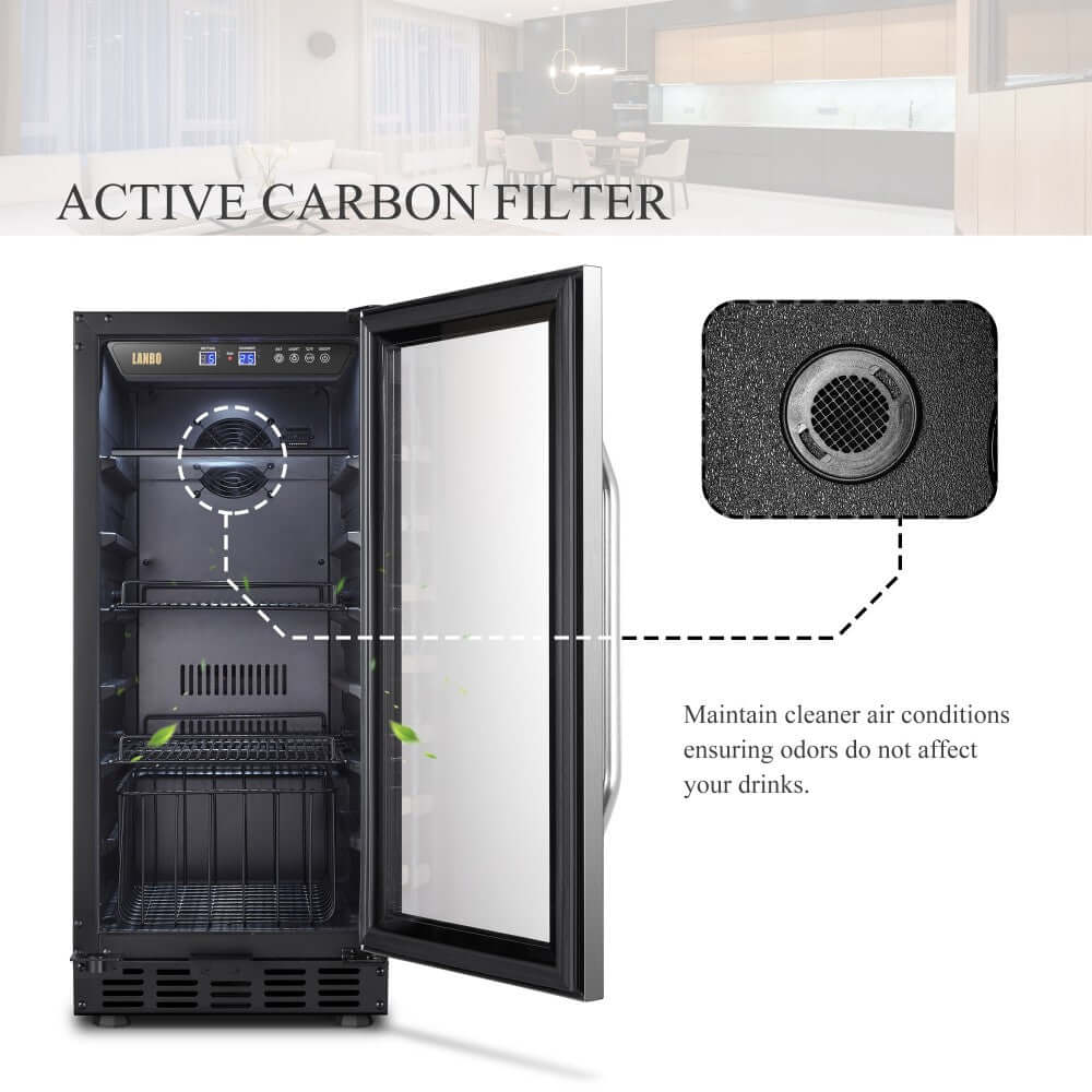 Lanbo 70 Cans Beverage Refrigerator
