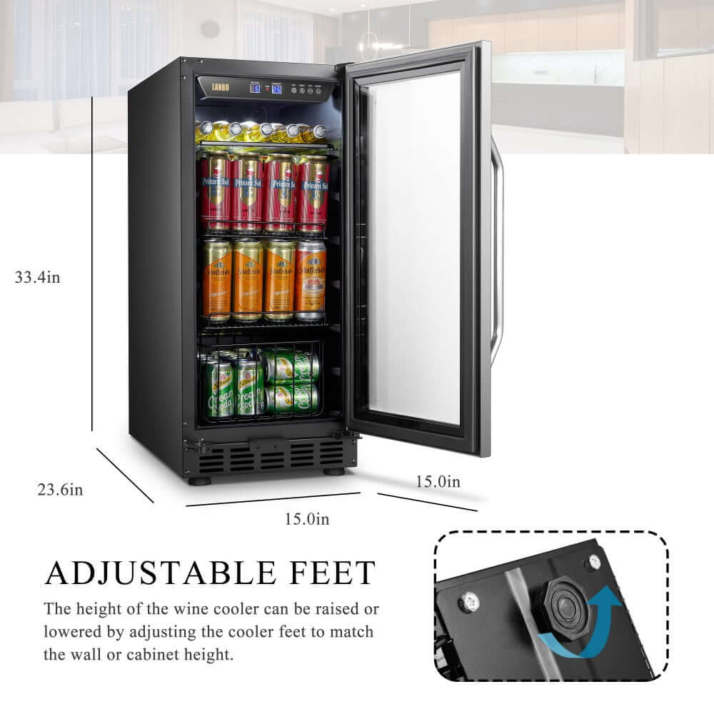 Lanbo 70 Cans Beverage Refrigerator