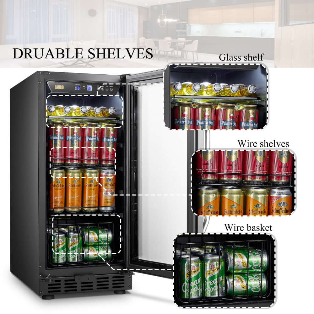 Lanbo 70 Cans Beverage Refrigerator