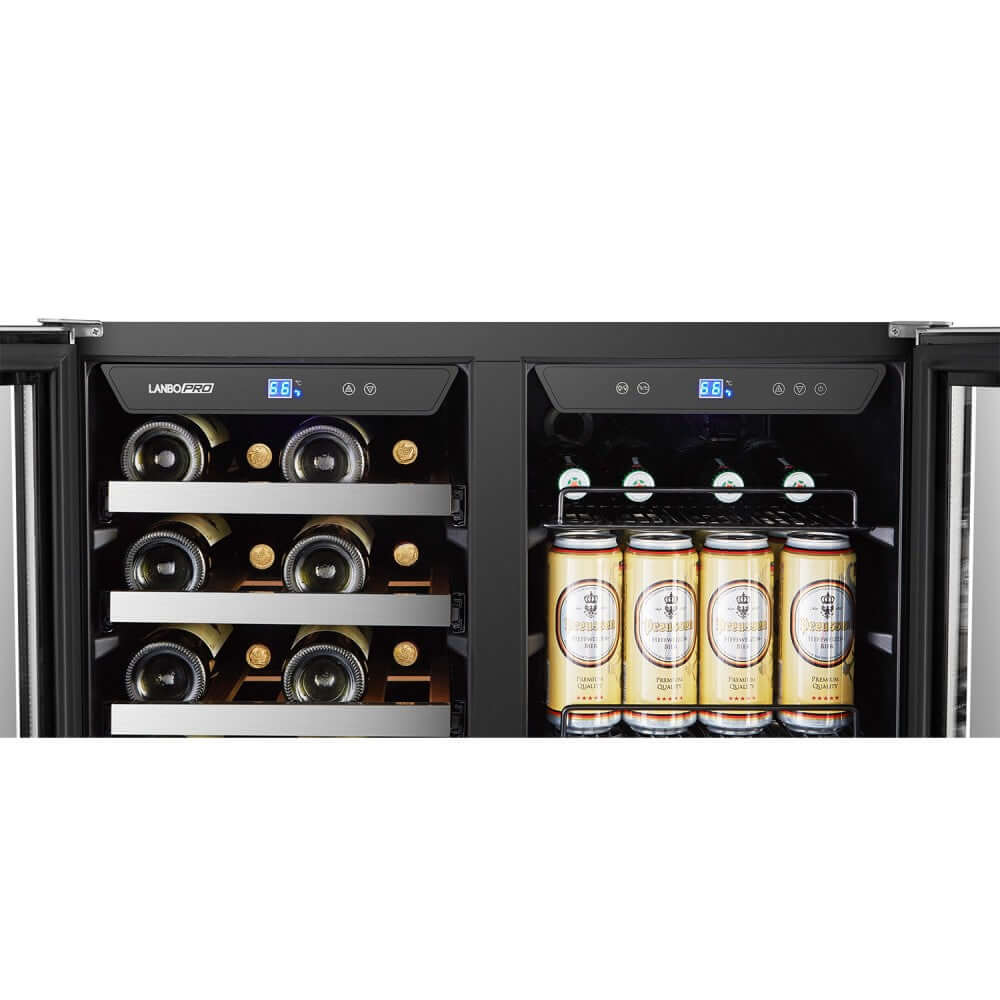 LanboPro 30" Double-Door Wine And Beverage Cooler