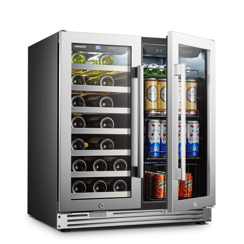 LanboPro 30" Double-Door Wine And Beverage Cooler