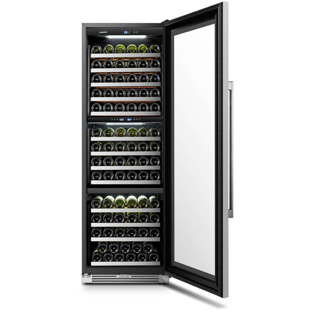 LanboPro 143 Bottle Triple Zone Wine Cooler