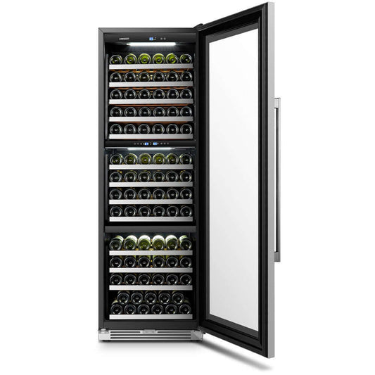 LanboPro 143 Bottle Triple Zone Wine Cooler