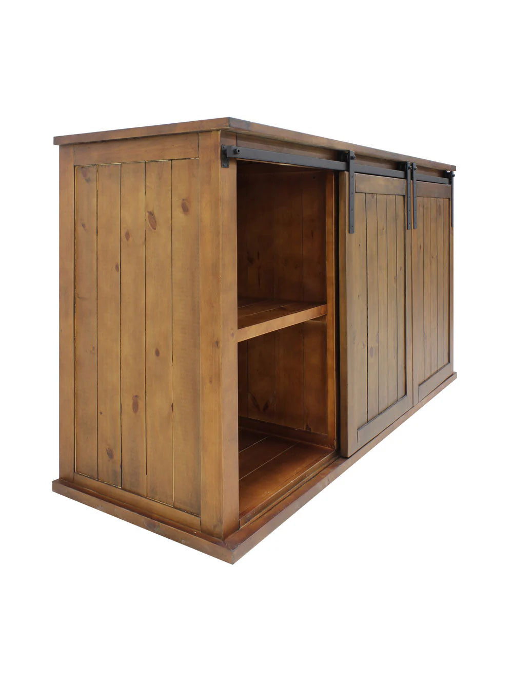 Vinotemp Rustic Wood Wine Cellar Credenza