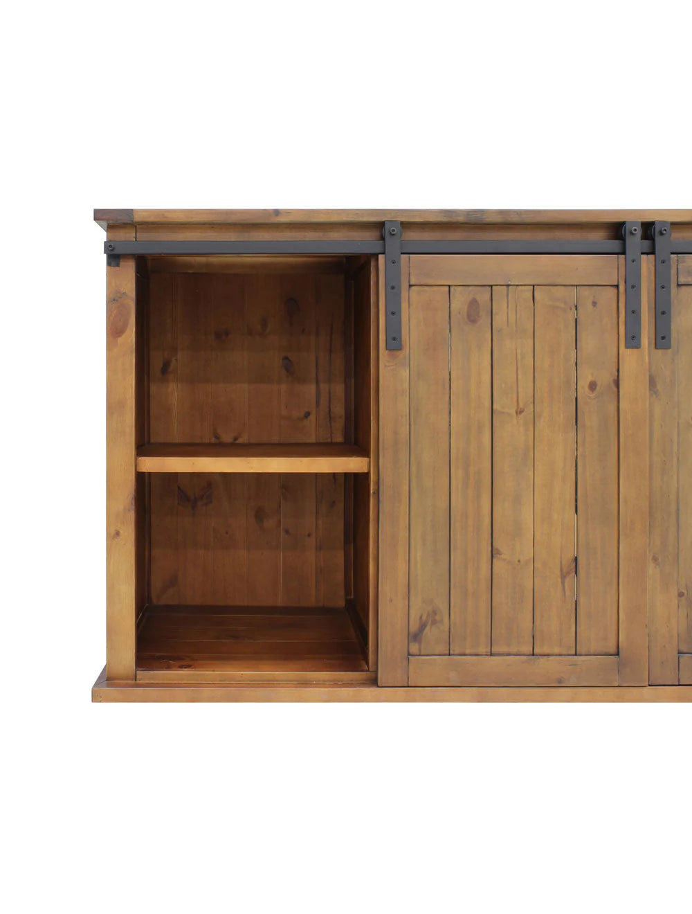 Vinotemp Rustic Wood Wine Cellar Credenza