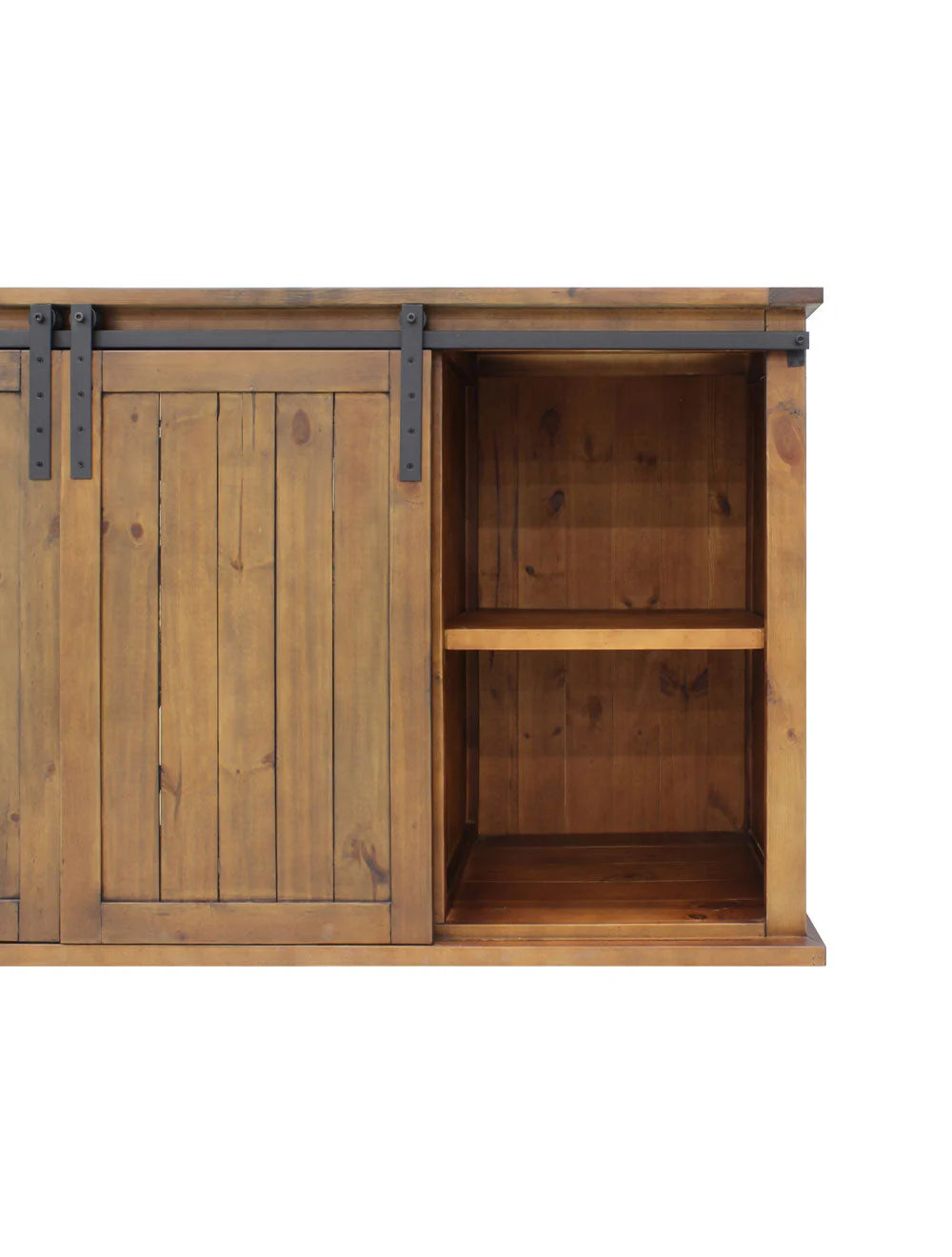 Vinotemp Rustic Wood Wine Cellar Credenza