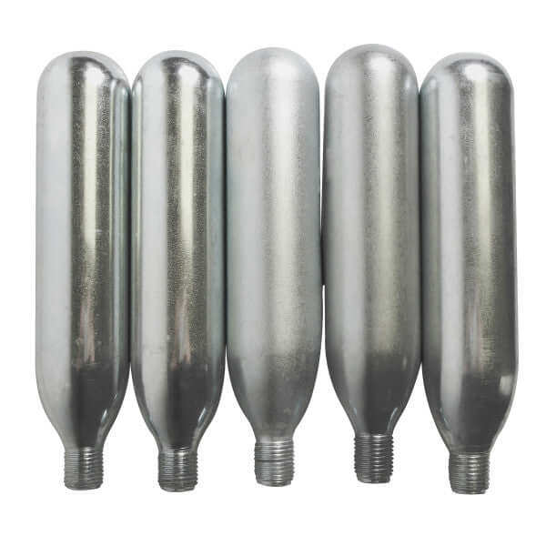 Vinotemp 12 Gram Nitrogen Cartridges for Wine Dispenser Pack of 5 - front view multiple