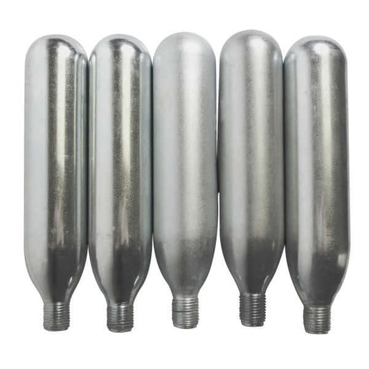 Vinotemp 12 Gram Nitrogen Cartridges for Wine Dispenser Pack of 5 - front view multiple