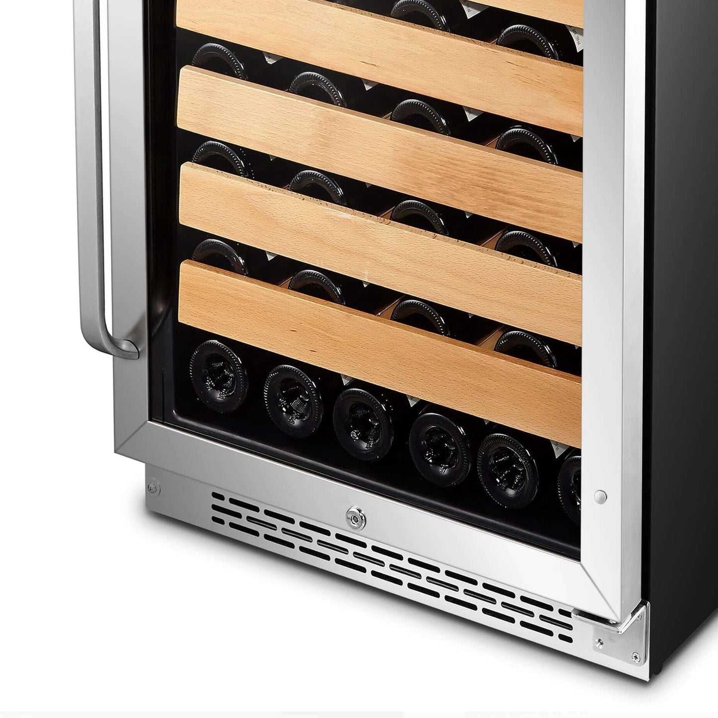 Buy a Whynter 24" Built-In Stainless Steel 54 Bottle Wine Refrigerator Cooler by Chilled Beverages