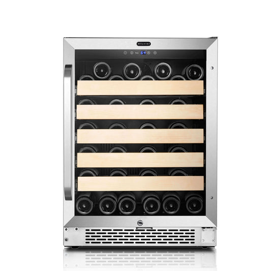 Buy a Whynter 24" Built-In Stainless Steel 54 Bottle Wine Refrigerator Cooler by Chilled Beverages