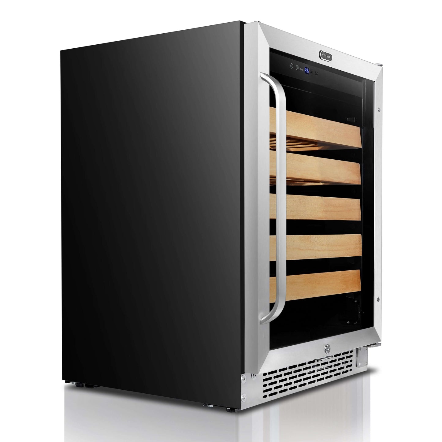 Buy a Whynter 24" Built-In Stainless Steel 54 Bottle Wine Refrigerator Cooler by Chilled Beverages